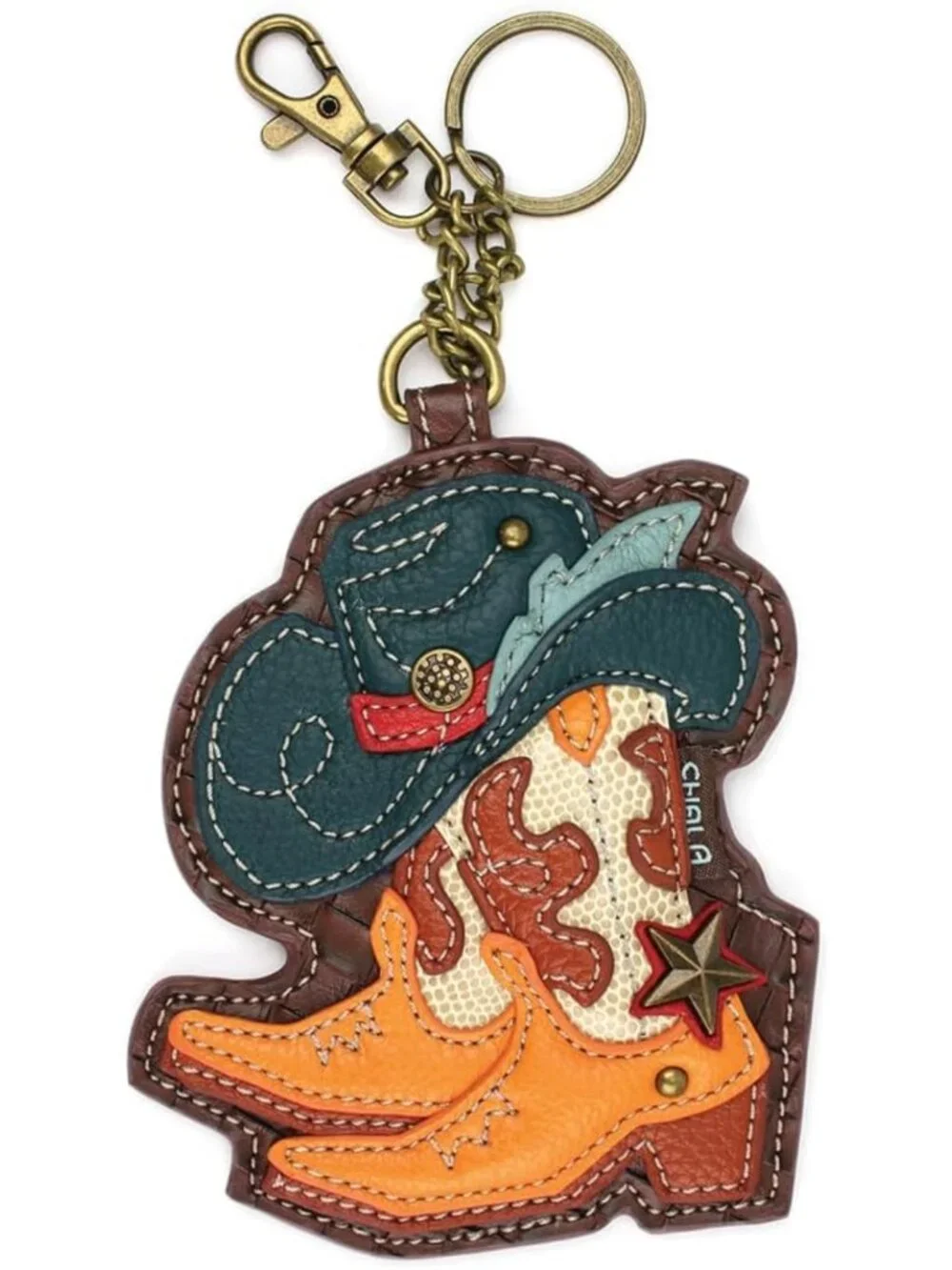 Stylish Women's Western Boot Key Fob & Coin Purse Accessory - Adventure